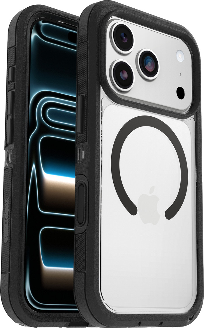Otterbox Defender iPhone 18 Pro / 17 Pro Full Body Case mit MagSafe Transparent rechte seite