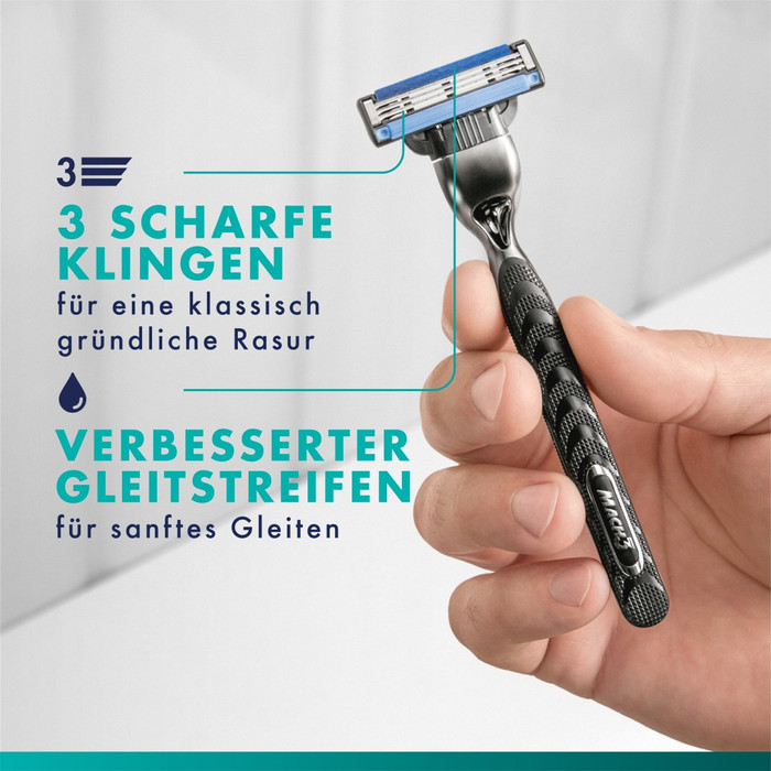 Gillette Mach3 Ersatzklingen (20 Stück) visueller lieferant