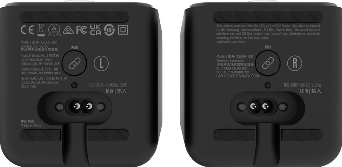 Klipsch Flexus Surr 100 Black bottom