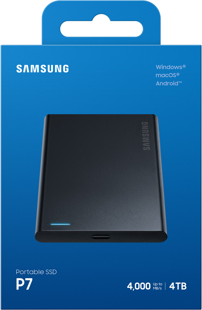 Samsung P7 Portable SSD 4 TB verpackung