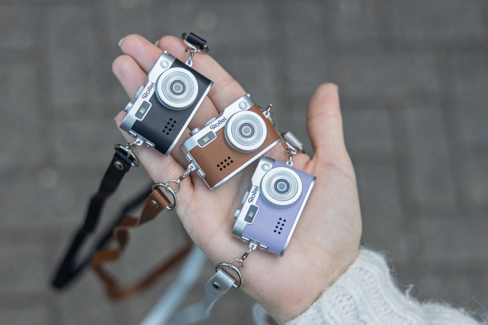 Rollei Mini Digitalkamera Schwarz produkt in gebrauch