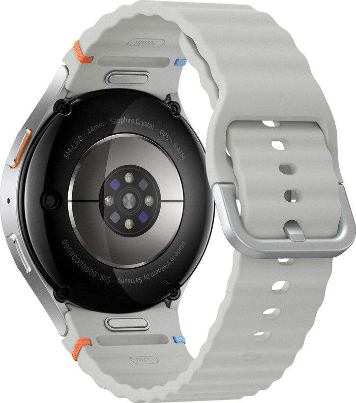 Samsung Galaxy Watch7 Silber 44 mm rückseite