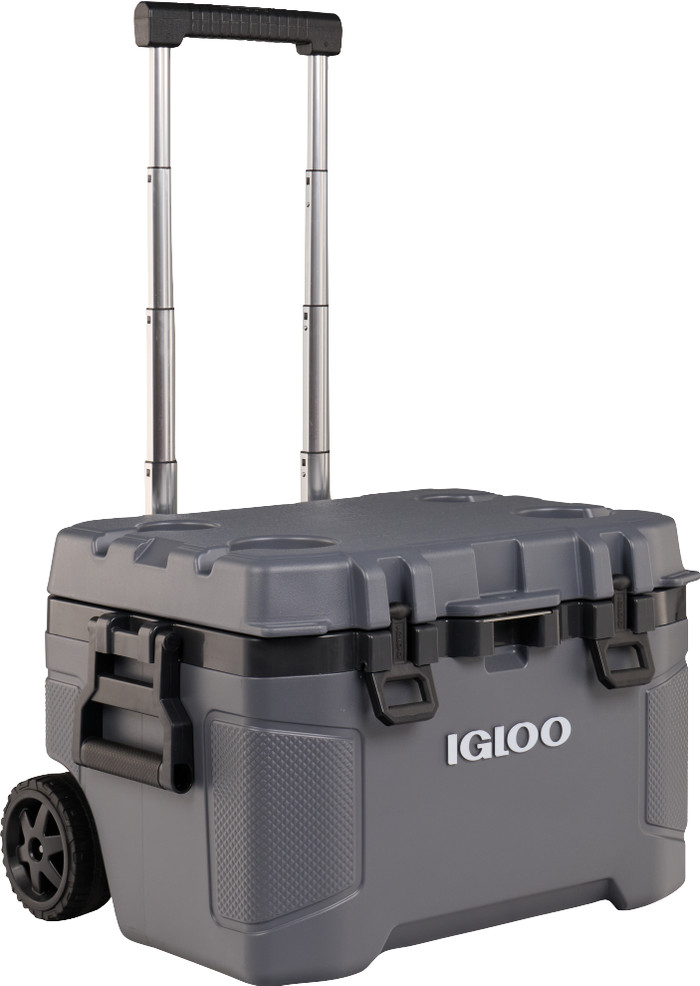 Igloo Trailmate 52 QT Carbonite Roller Kühlbox vorne
