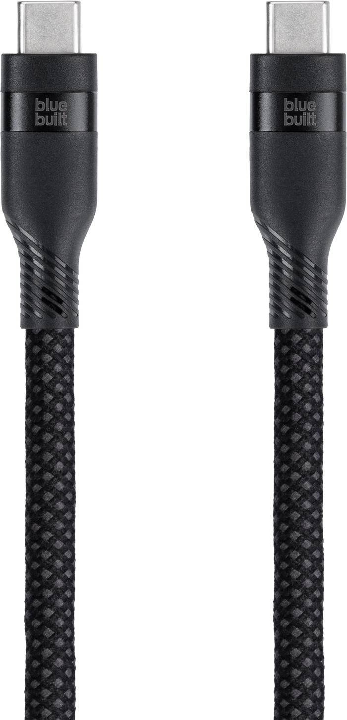 BlueBuilt USB-C Video Cable 240W 2m Nylon Black Main Image