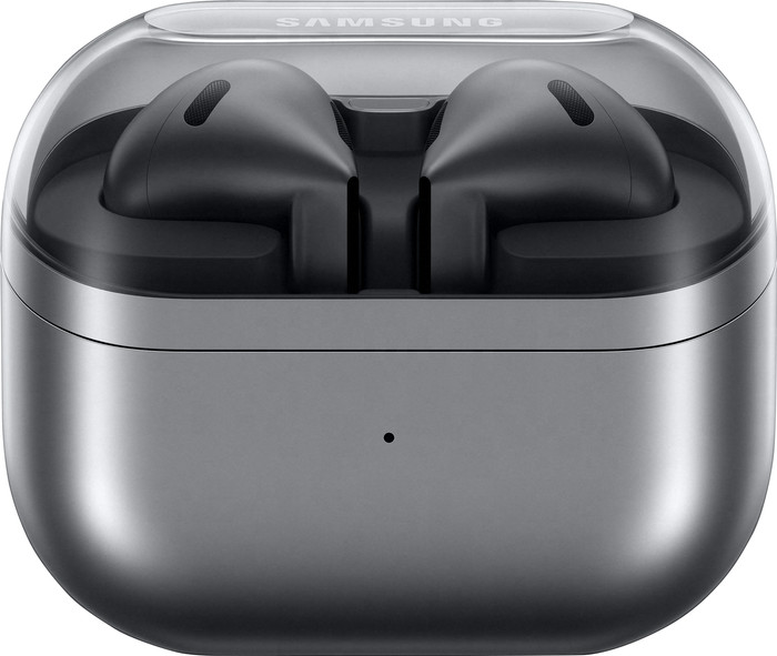 Samsung Galaxy Watch7 Grün 40 mm + Galaxy Buds3 Schwarz vorne