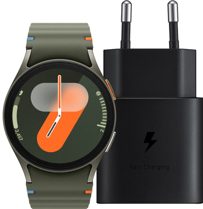 Samsung Galaxy Watch7 Grün 40 mm + Ladegerät 25 W Main Image
