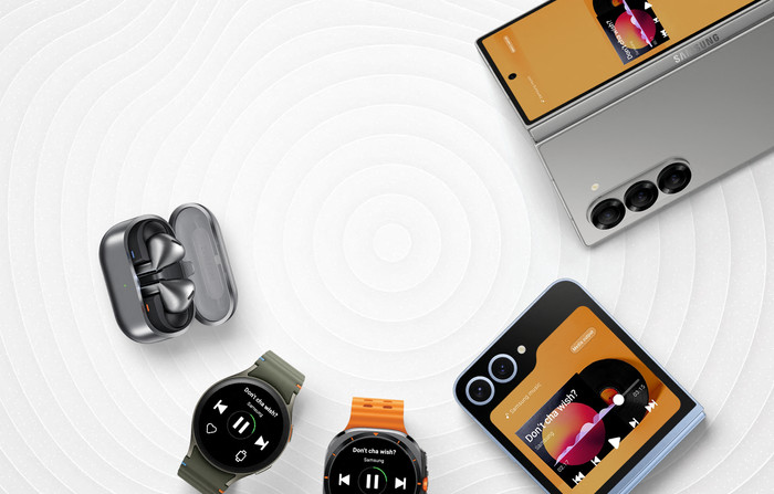 Samsung Galaxy Watch7 Grün 40 mm + Galaxy Buds3 Schwarz produkt in gebrauch