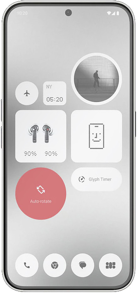 Just In Case Nothing Phone (2a) Hartglas-Displayschutz Transparent vorne