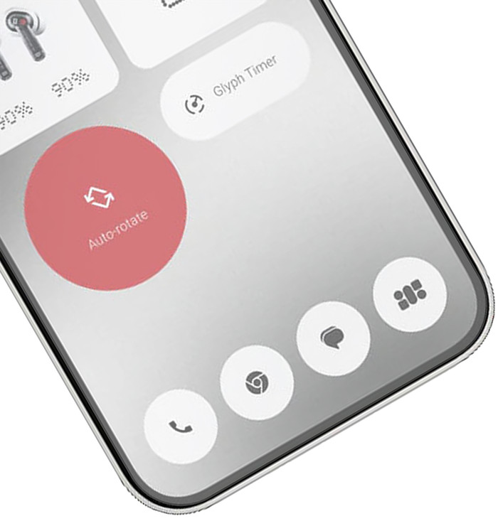 Just In Case Nothing Phone (2a) Hartglas-Displayschutz Transparent detail