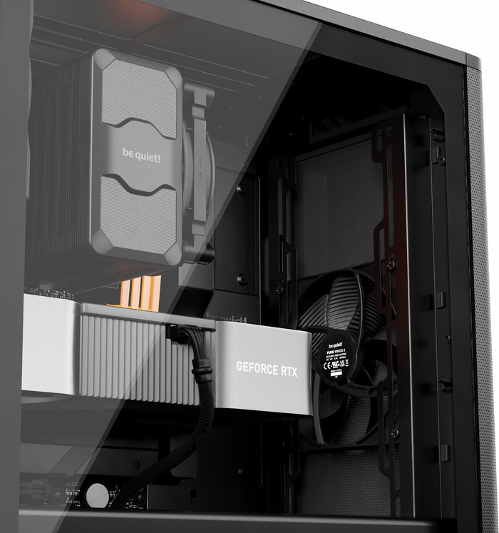 be quiet! PURE BASE 501 Airflow Window Schwarz detail