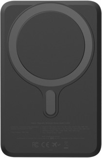 Xtorm Wireless Powerbank mit MagSafe 5.000 mAh Schwarz rückseite