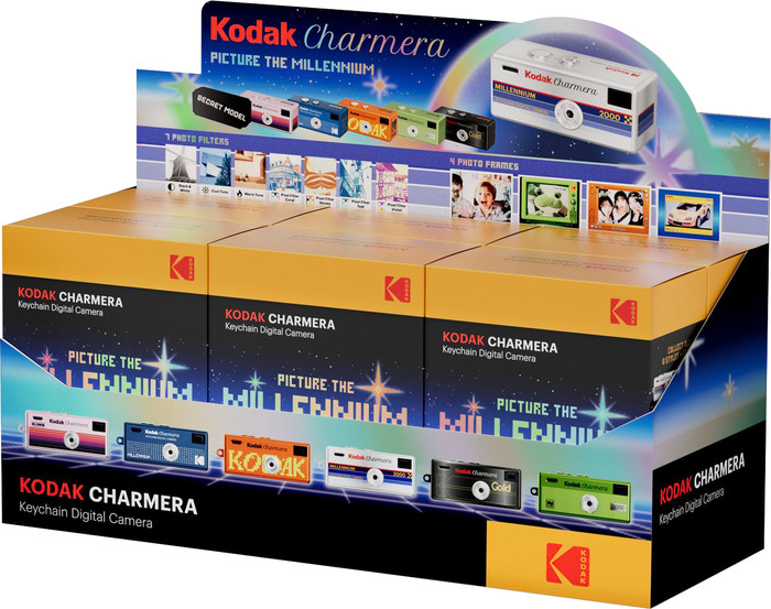 Kodak Charmera Millenium Keychain Digital Camera (Single Blind Box) packaging