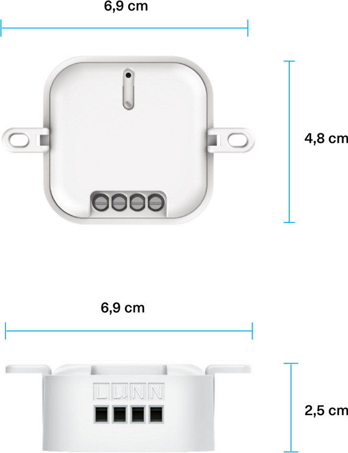 KlikAanKlikUit Built-In Switch ACM-2000 detail