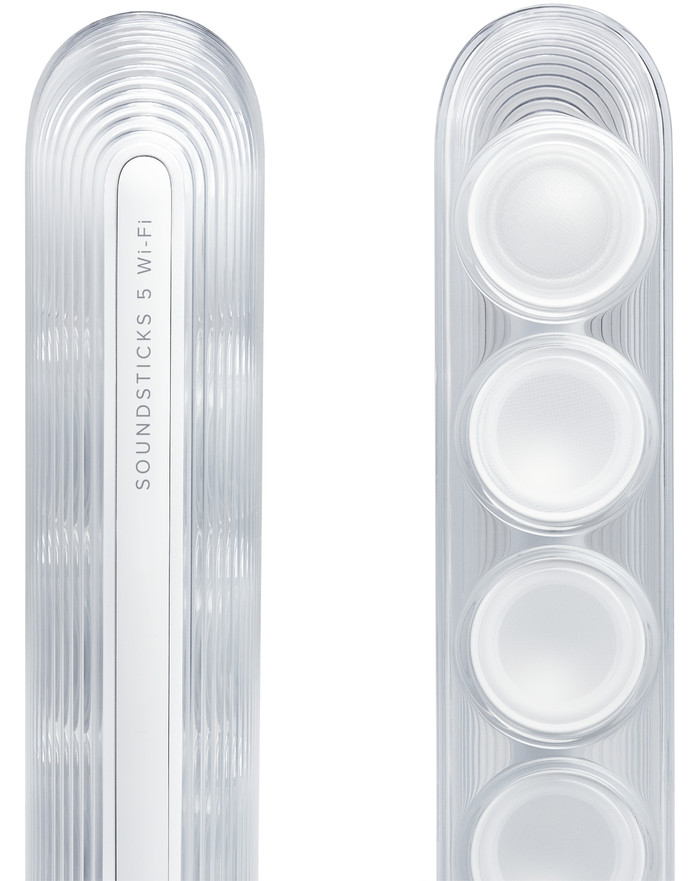 Harman Kardon SoundSticks 5 WLAN Weiß detail