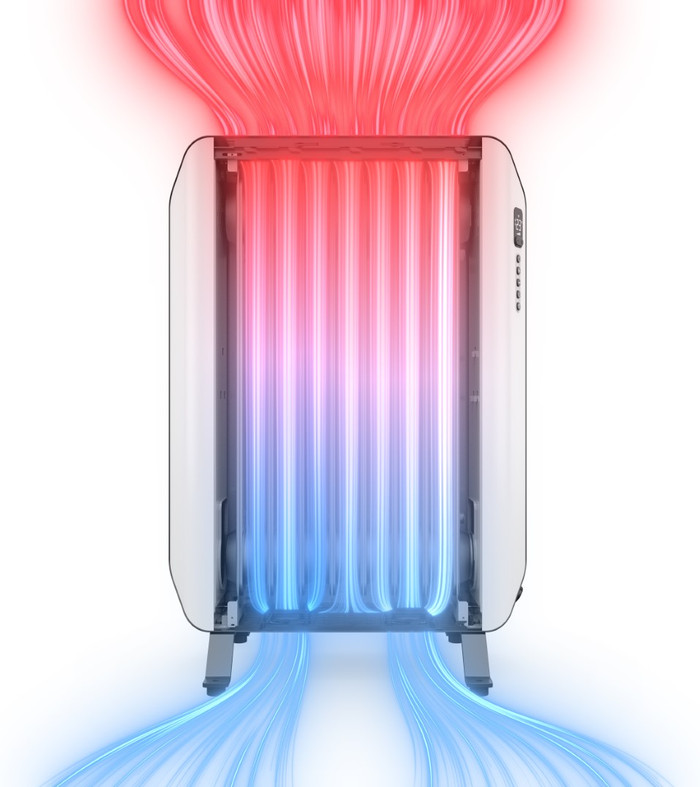 Duux Edge Oil Radiator 2000W White detail