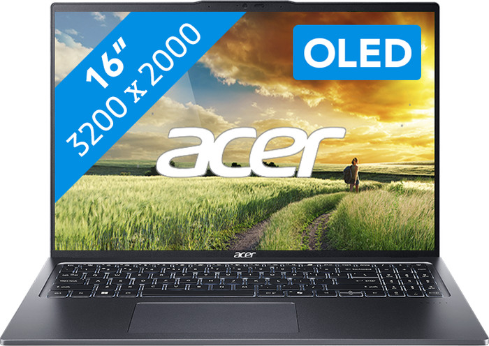 Acer Swift Go16 OLED SFG16-72-71ZY - 16" - Intel Core Ultra 7 - 16GB RAM/1TB SSD Main Image