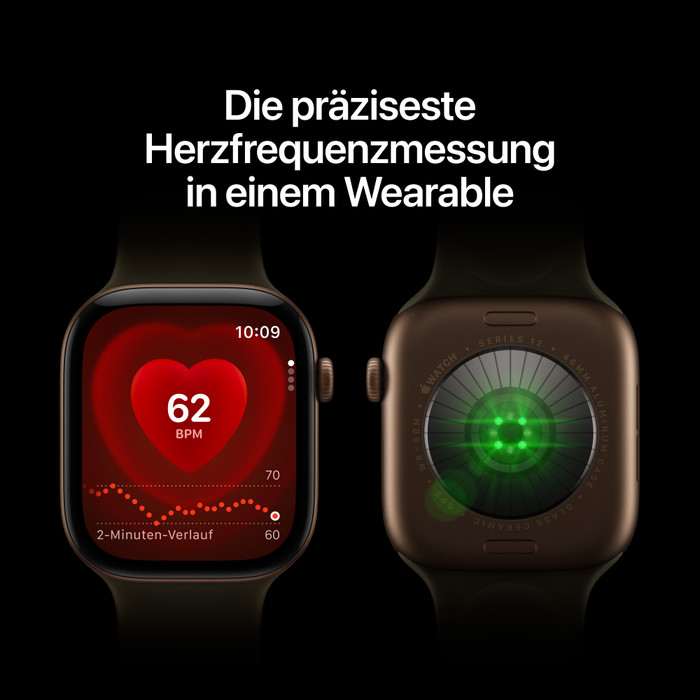 Apple Watch Series 12 Cellular 46 mm Grau Sportarmband S/M visueller lieferant