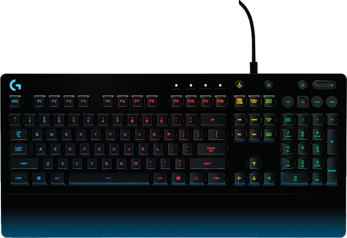 Logitech G213 Prodigy Gaming-Tastatur Qwertz vorne