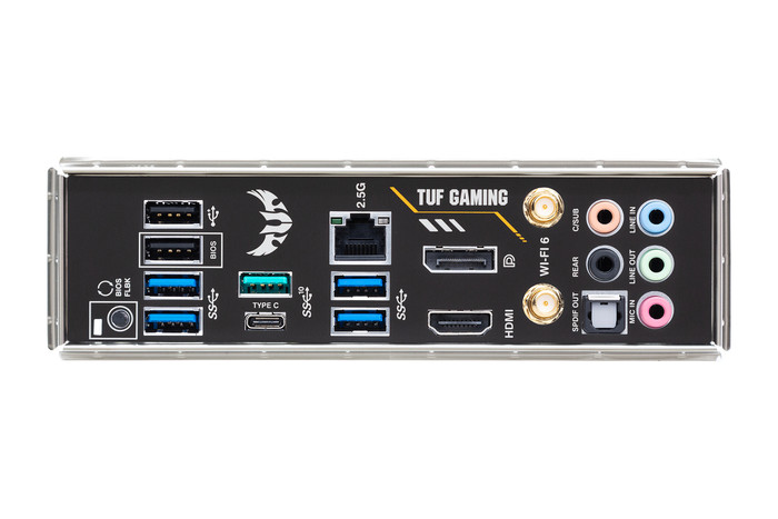 ASUS TUF Gaming B550-PLUS WIFI II linke seite