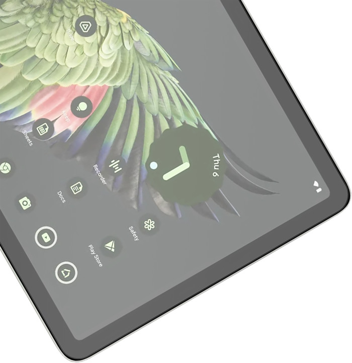 Just in Case Google Pixel Tablet Panzerglas detail