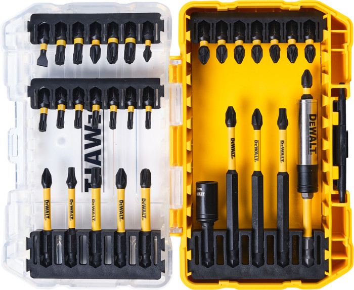 DeWalt 32-piece FLEXTORQ Screwdriver Bit Set inside
