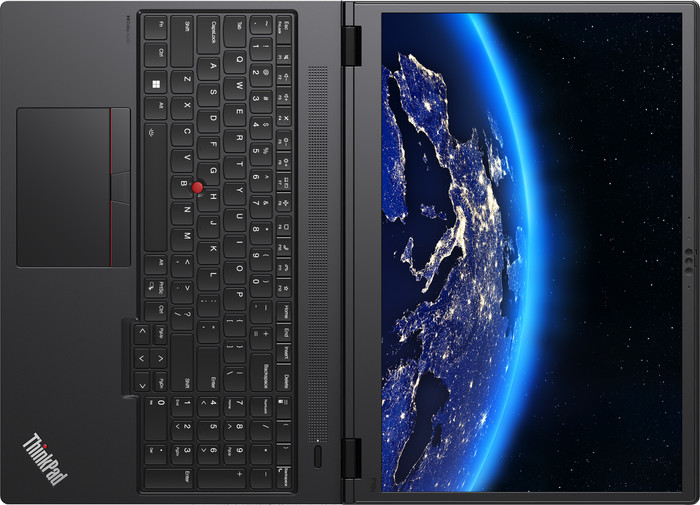 Lenovo ThinkPad P16v Gen 2 (Intel) - 21KX0054MH QWERTY oberseite