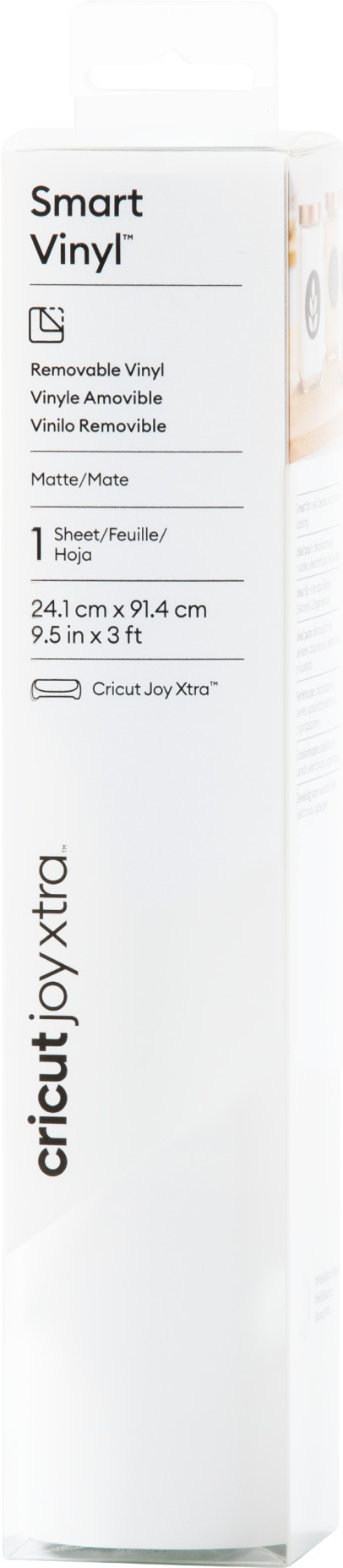 Cricut Smart Vinyl, abnehmbar, 24 x 91 cm, Weiß Main Image