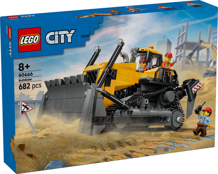LEGO City Yellow Bulldozer 60466 packaging