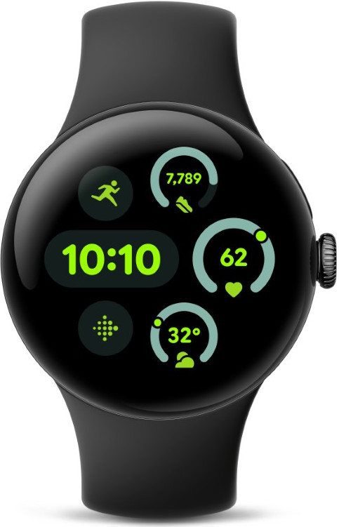 Google Pixel Watch 3 Black 41mm front