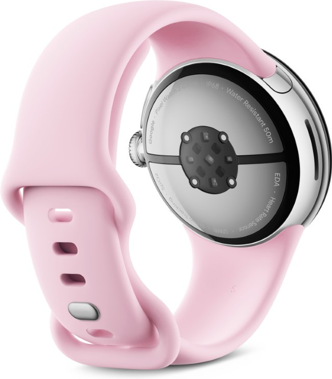 Google Pixel Watch 3 Silver/Pink 41mm back