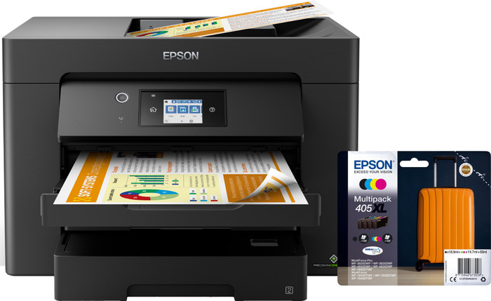 Epson WorkForce WF-7830DTWF + 1 Satz Reservepatronen XL Main Image