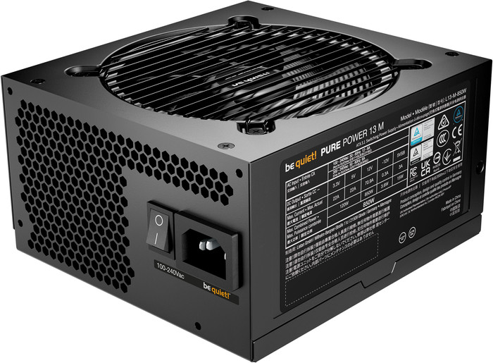 be quiet! PURE POWER 13 M 850 W rückseite