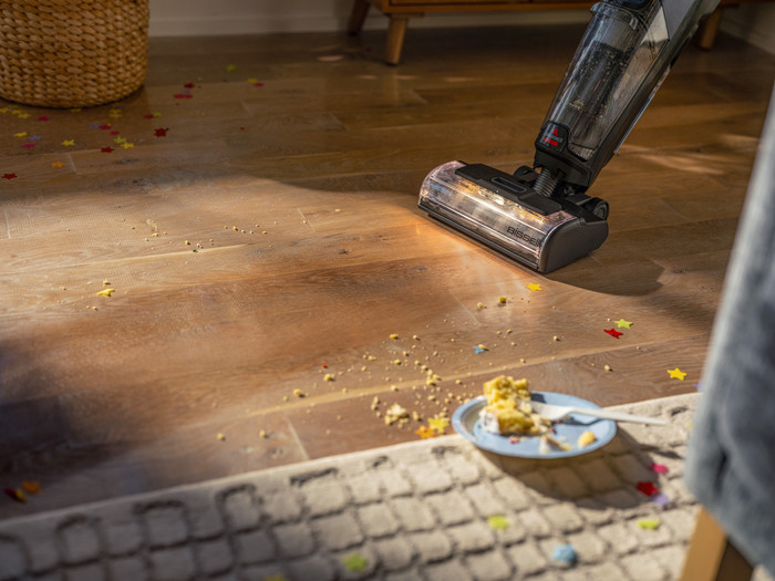Bissell CrossWave HydroScrub Pro produkt in gebrauch