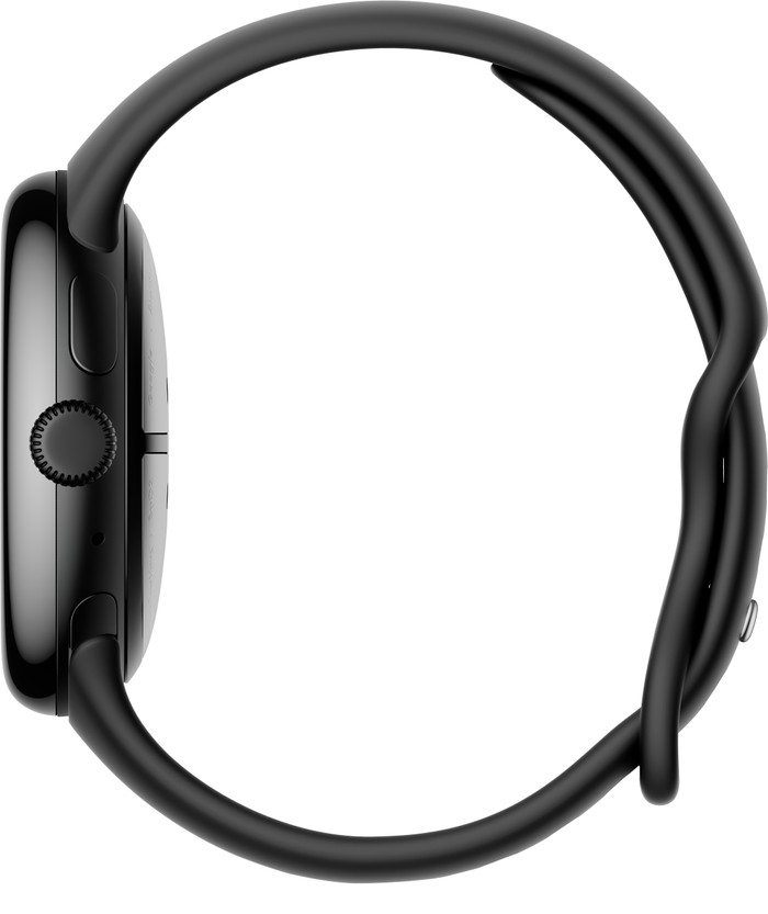 Google Pixel Watch 3 Black 45mm right side