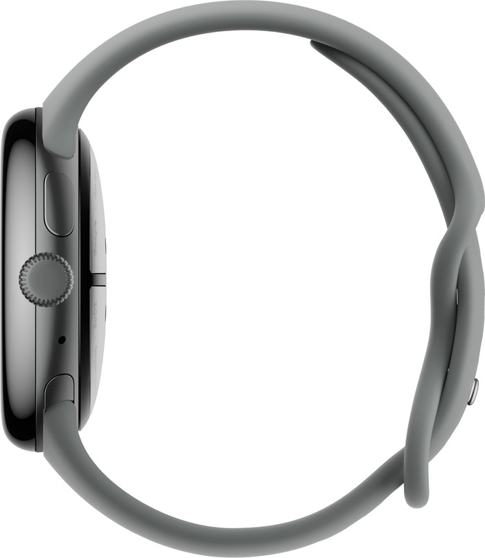 Google Pixel Watch 3 Grau 45 mm rechte seite