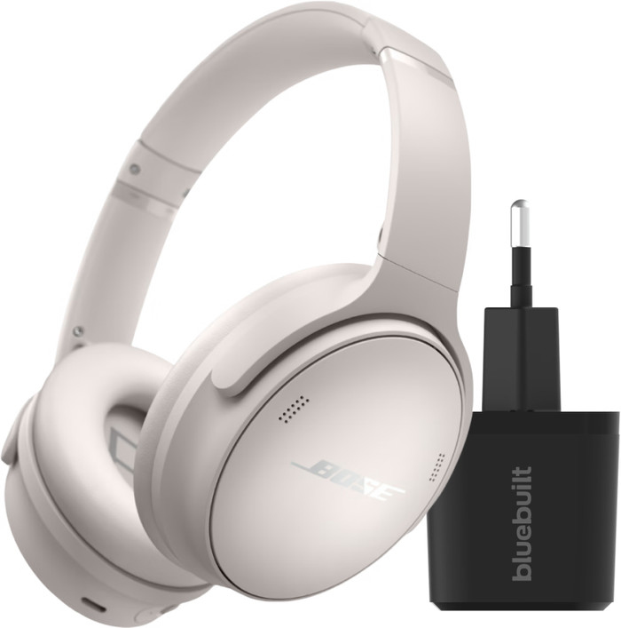 Bose QuietComfort Headphones White + Charger Main Image