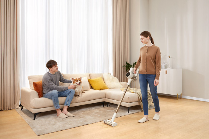 Dreame R10 produkt in gebrauch