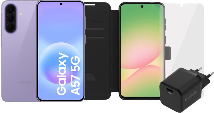 Samsung Galaxy A57 256GB Lila 5G + Komplettes Zubehörset Main Image
