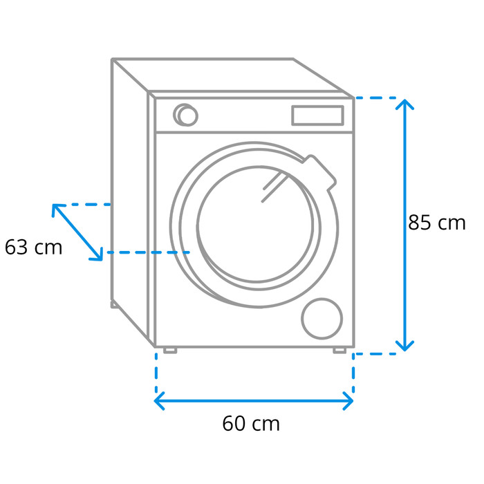 Samsung WD90DG6B85BB AI Wash - 9/6kg visual Coolblue 1