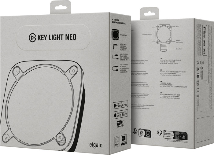 Elgato Key Light Neo verpackung