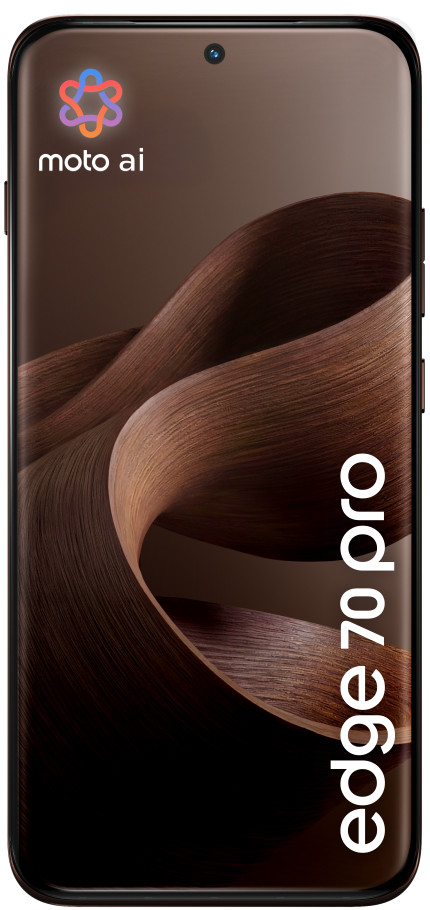 Motorola Edge 70 Pro 256GB Braun 5G vorne