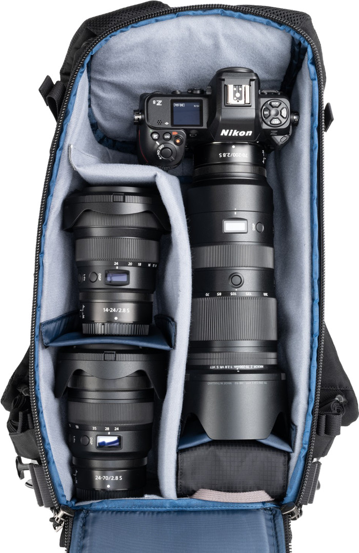 Think Tank DarkLight Reiserucksack 14L Schwarz innen