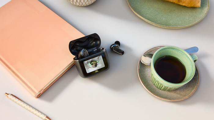 JBL Tour Pro 3 TWS Black product in use