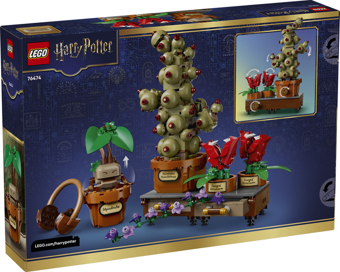 LEGO Harry Potter Schloss Hogwarts: Kräuterkunde-Pflanzen 76474 verpackung