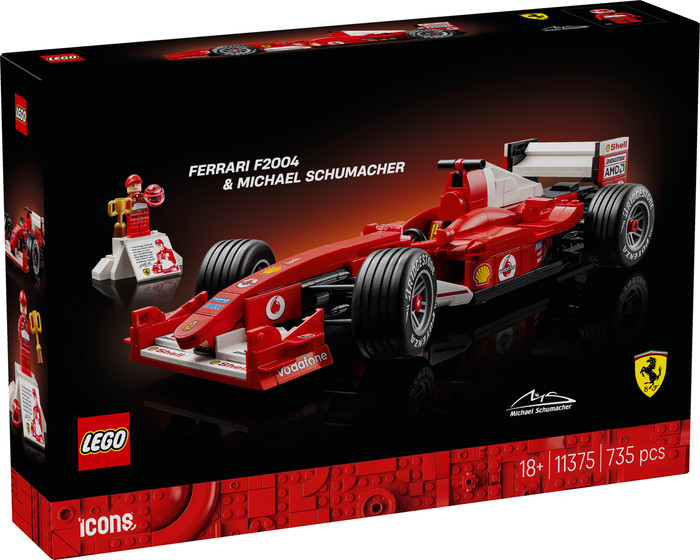 LEGO Icons F1 Ferrari und Michael Schumacher 11375 verpackung