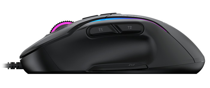 Turtle Beach Kone II Wired Gaming-Maus Schwarz rechte seite