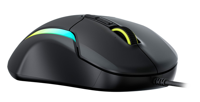 Turtle Beach Kone II Wired Gaming-Maus Schwarz vorne