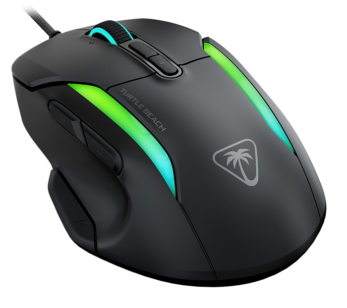 Turtle Beach Kone II Wired Gaming-Maus Schwarz linke seite