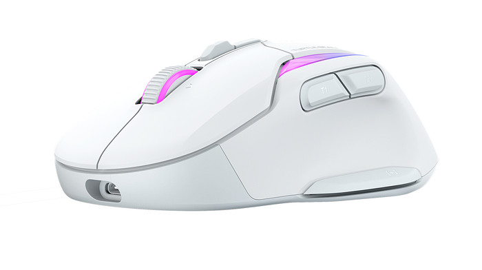 Turtle Beach Kone II AIR Wireless Gaming-Maus Weiß linke seite