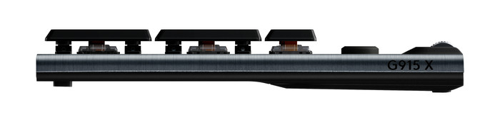 Logitech G915 X LIGHTSPEED Wireless Gaming Keyboard Black QWERTZ left side